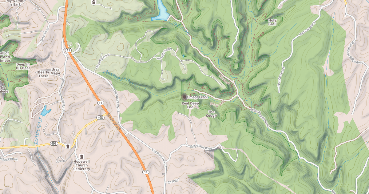 Map preview of Omega Crack