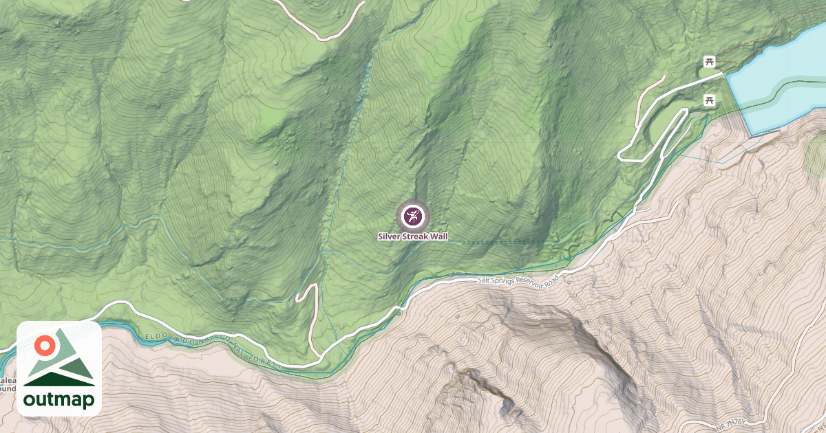 Map of Silver Streak Wall