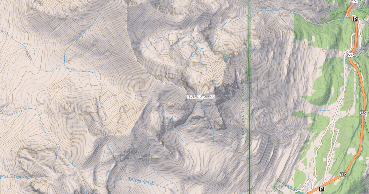 Map preview of Taksim Square