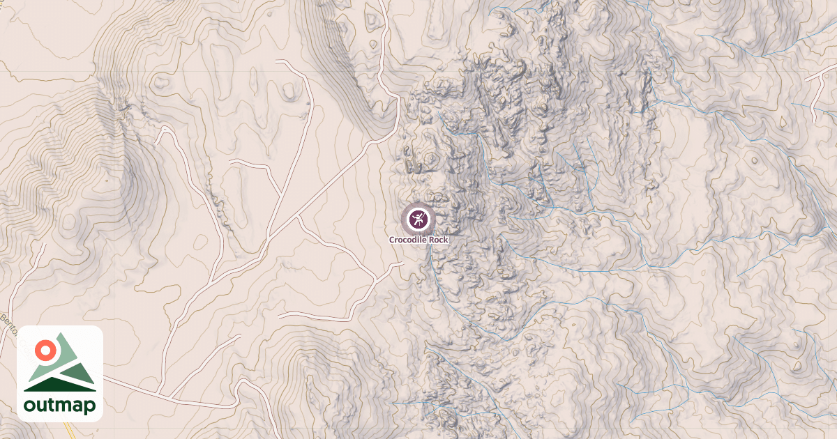 Map of Crocodile Rock