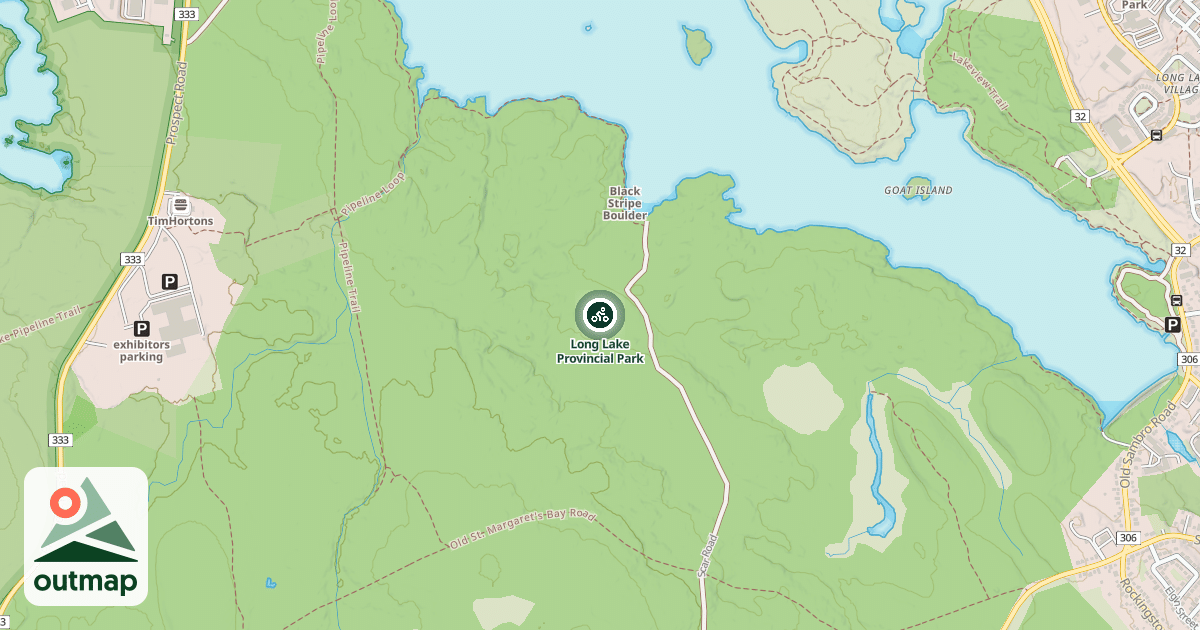 Map of Long Lake Provincial Park