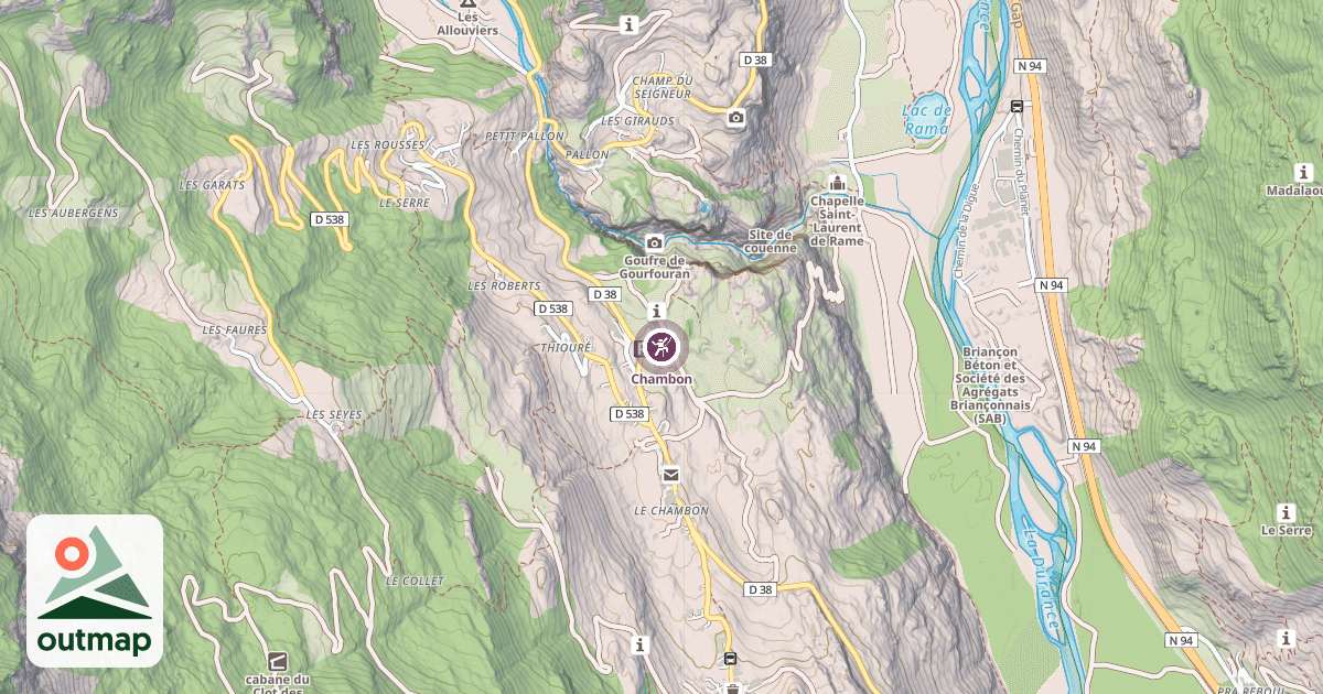 Map of Chambon