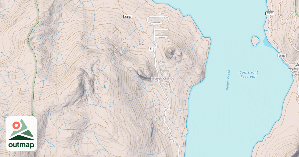 Map of Midnight Oil