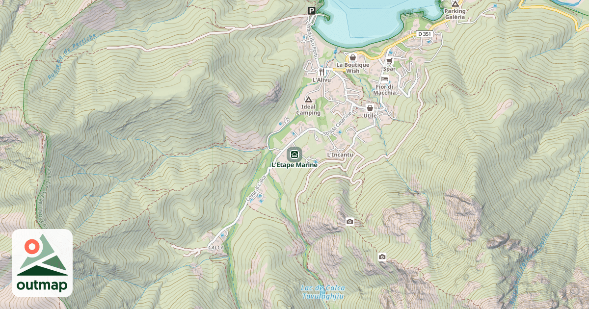 Map of L'Etape Marine