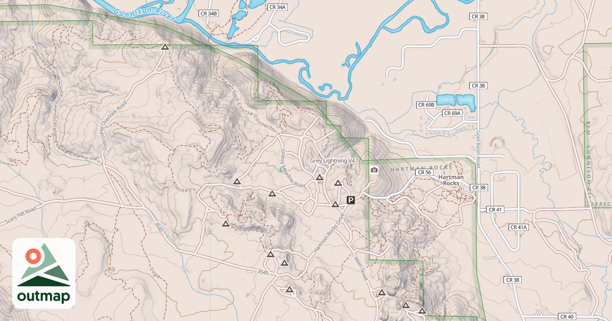 Map of Grey Lightning