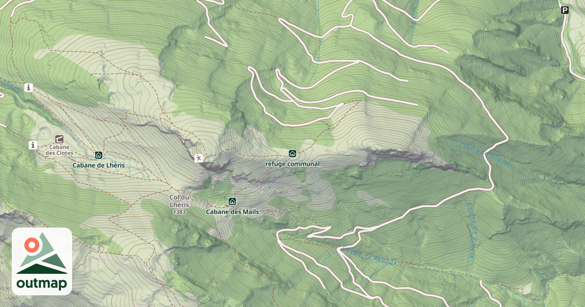 Map of refuge communal