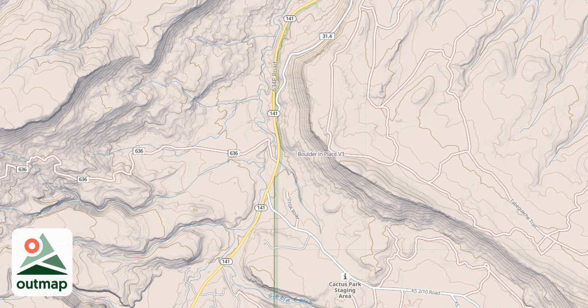 Map of Boulder in Place