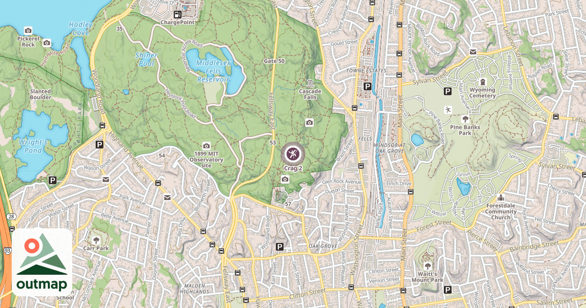 Map of Crag 2