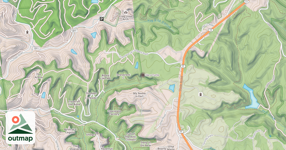 Map of Like a Turtle