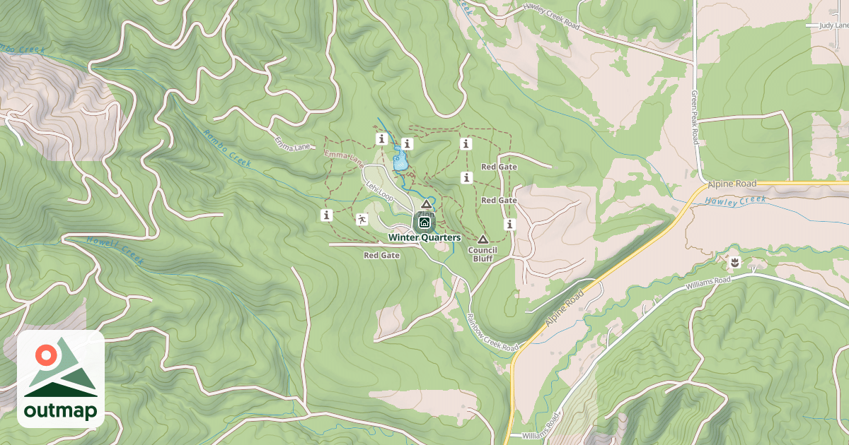 Map of Winter Quarters