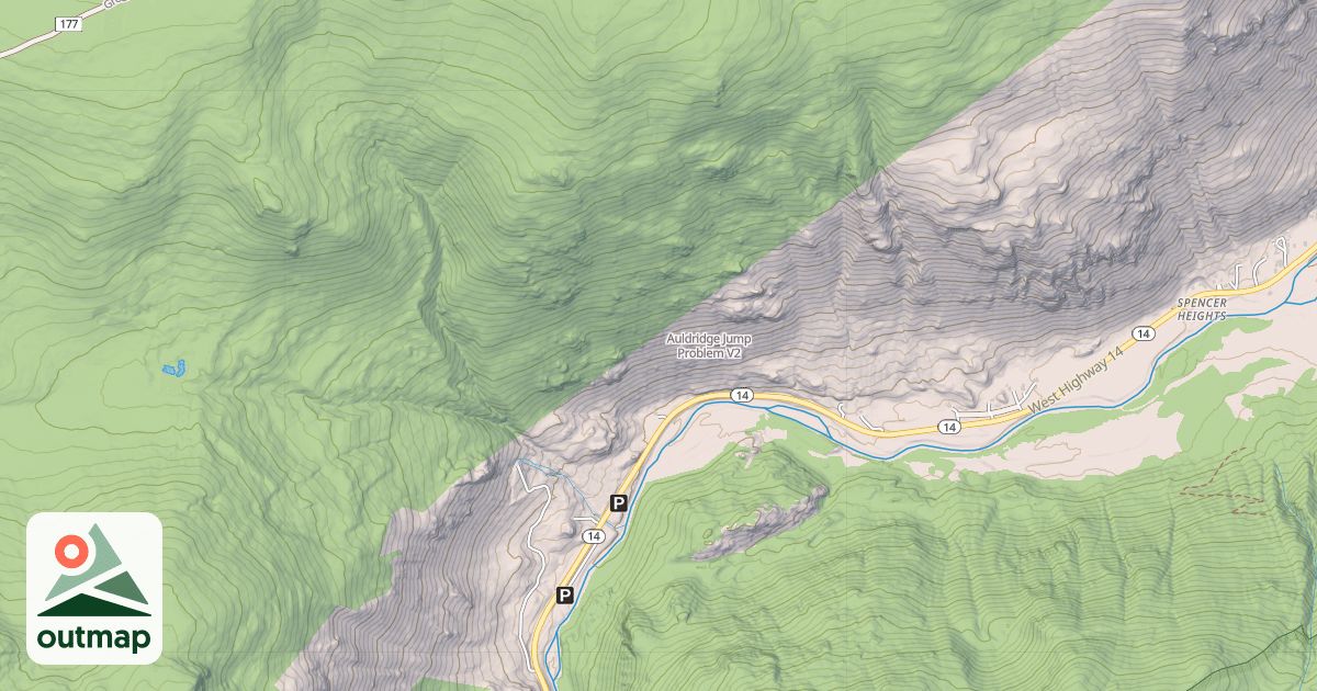 Map of Auldridge Jump Problem