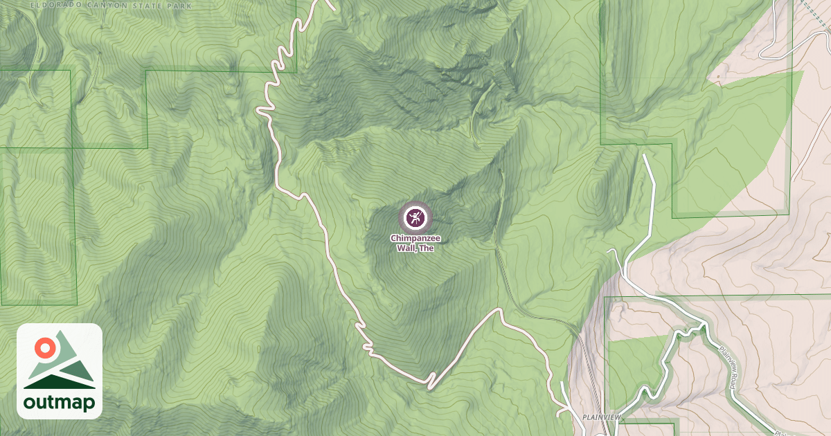 Map of Chimpanzee Wall, The