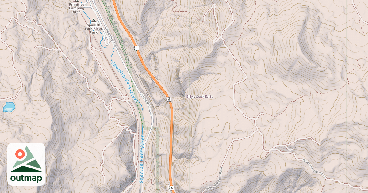 Map of Billy's Crack