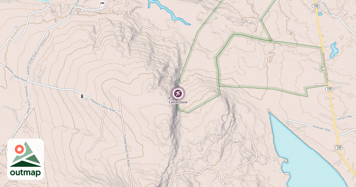 Map of Canal Zone