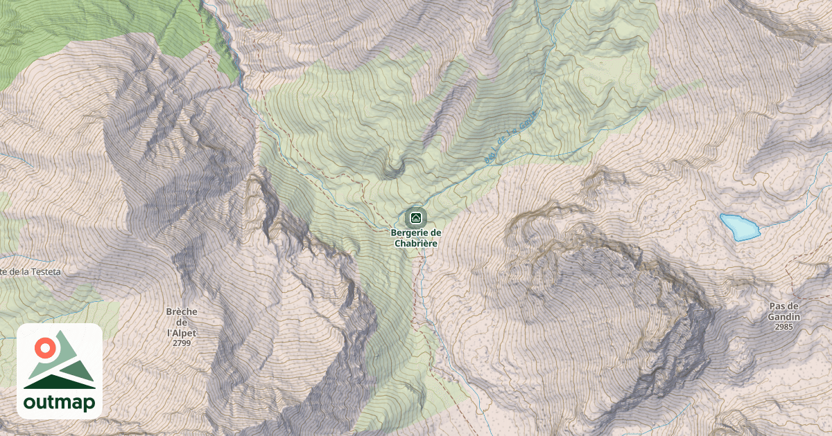 Map of Bergerie de Chabrière
