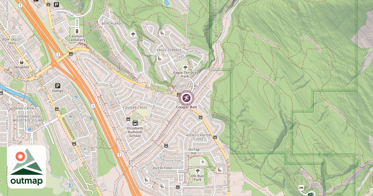 Map of Cougar Bait