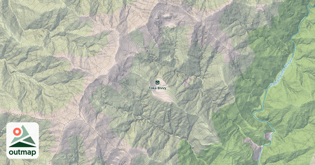 Map of Toka Bivvy