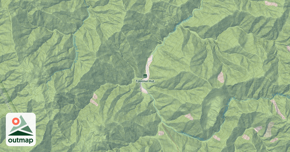 Map of Tokenui Hut