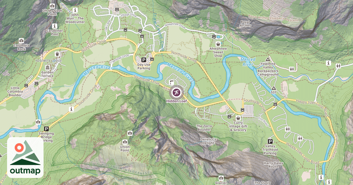 Map of Hidden Loaf