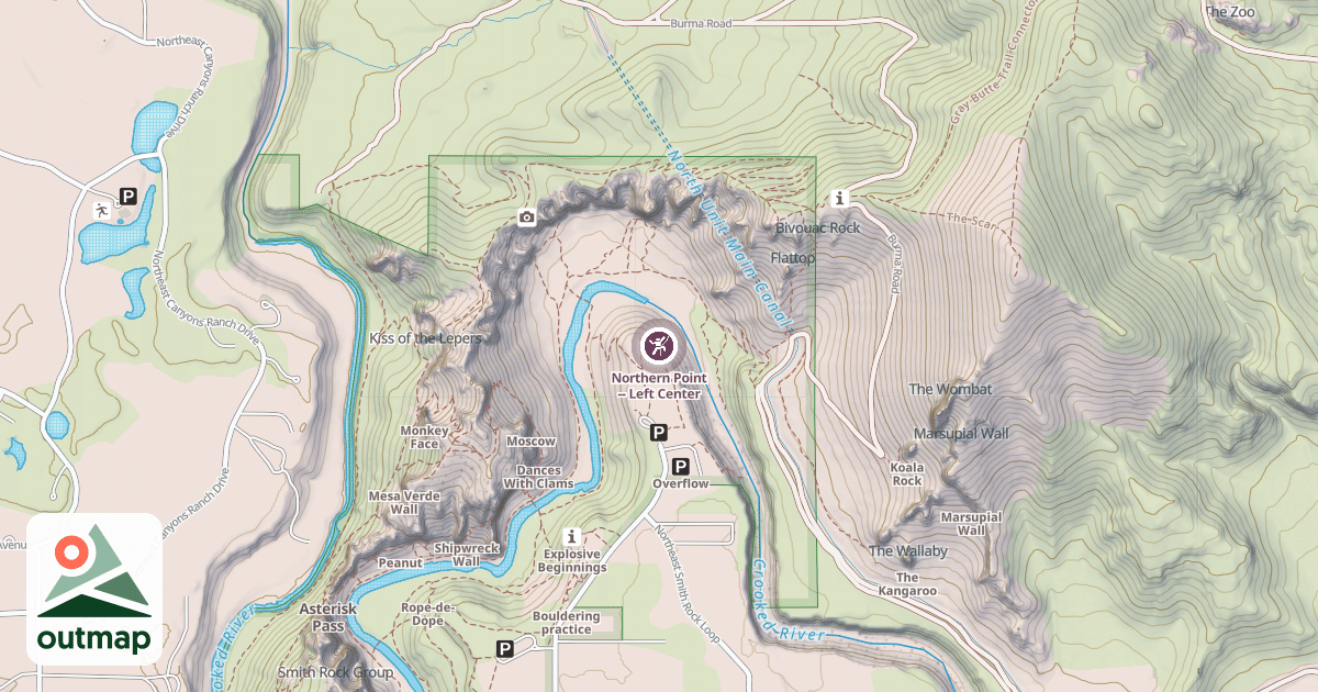 Map of Northern Point -- Left Center