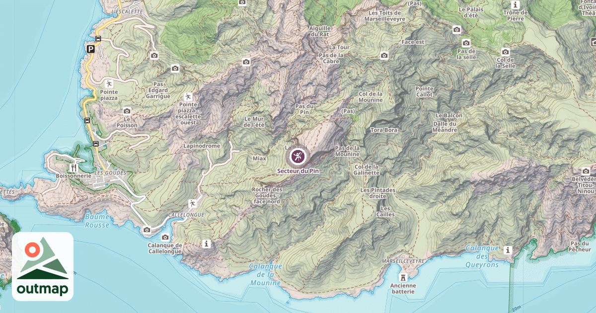 Map of Secteur du Pin