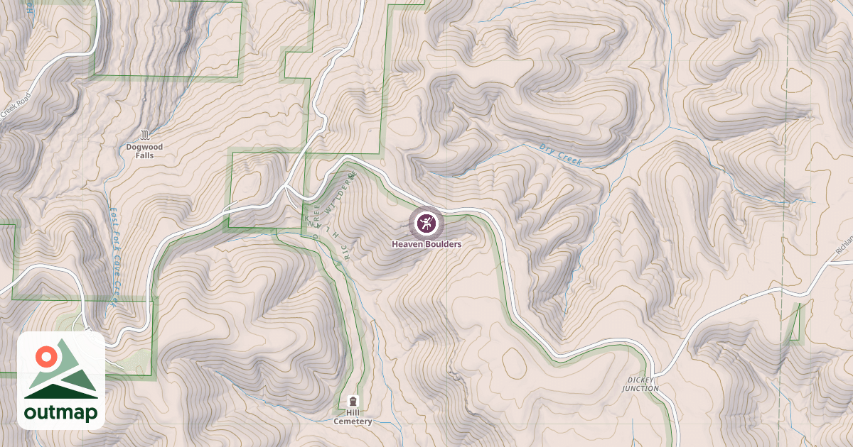 Map of Heaven Boulders