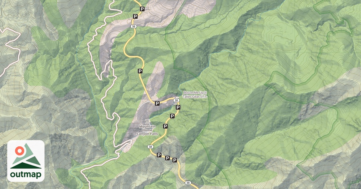 Map of Booze Me Up It Takes Gear