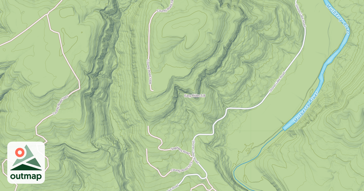 Map of Easy Rider