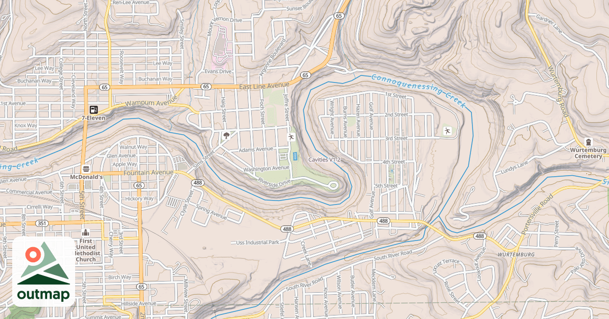 Map of Cavities