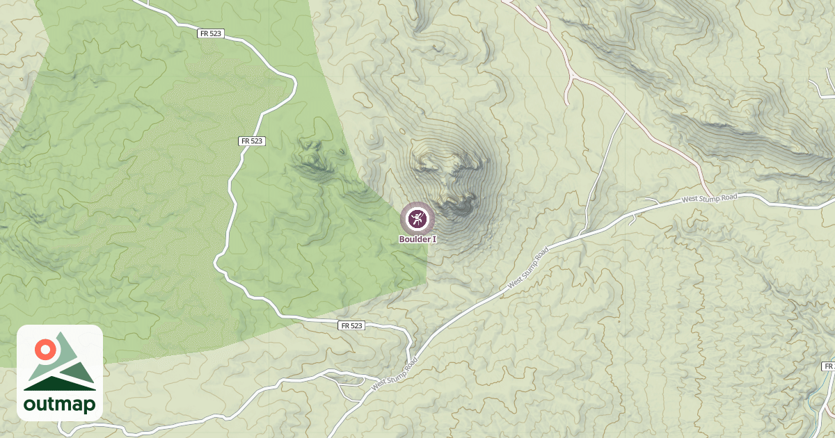Map of Boulder I