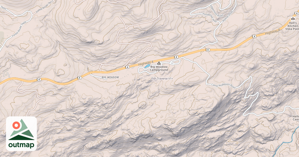 Map of Fish Traverse