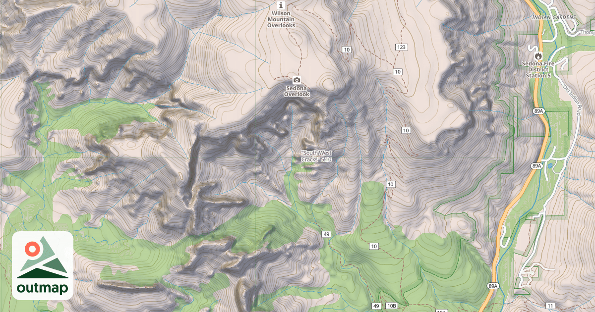 Map of "South West Cracks"