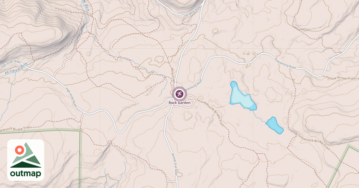 Map of Rock Garden