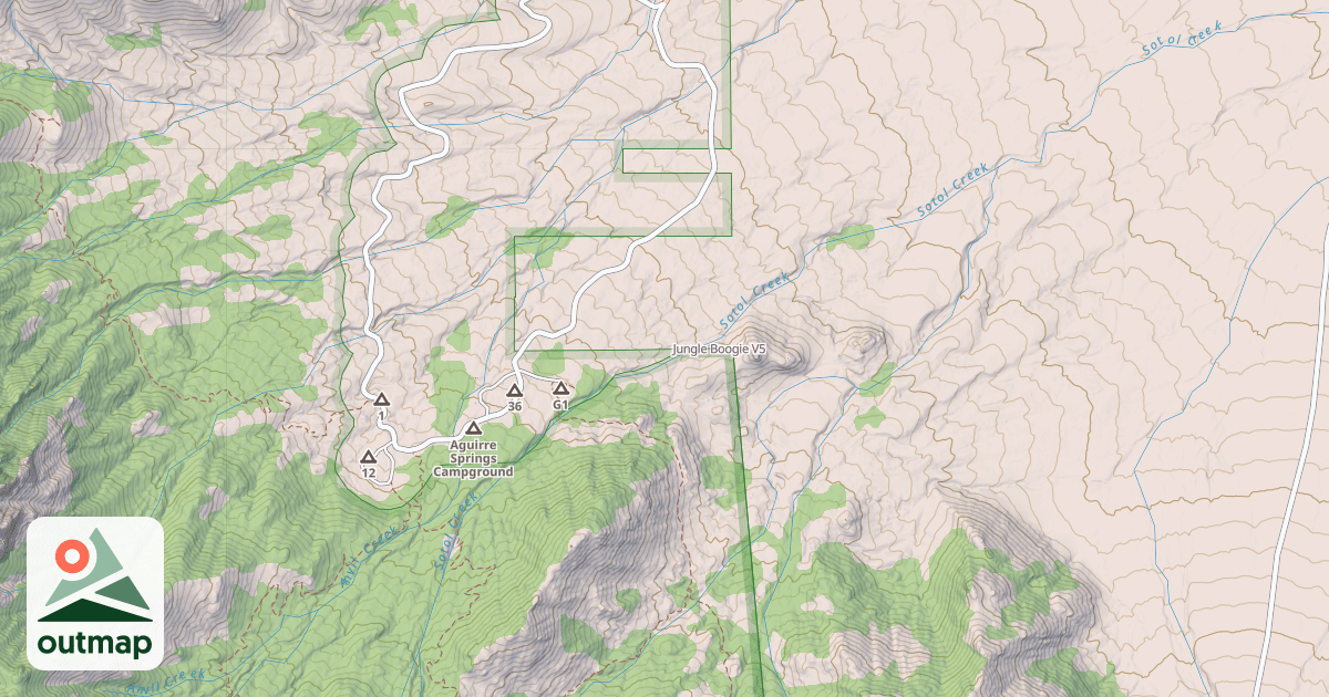 Map of Jungle Boogie
