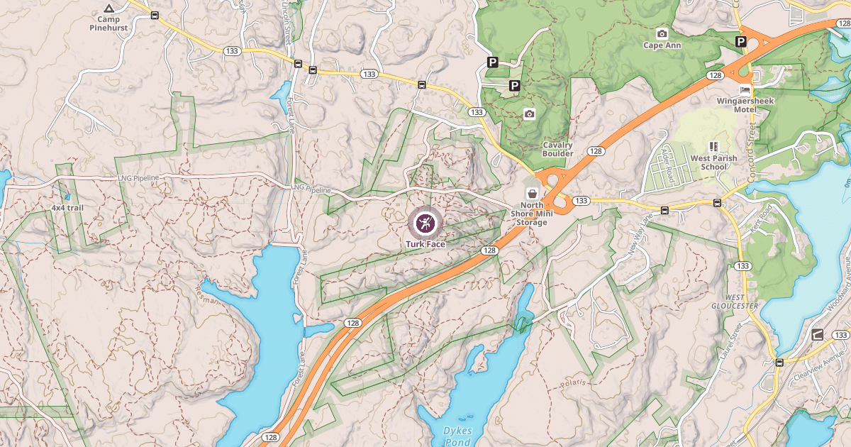 Map preview of Turk Face