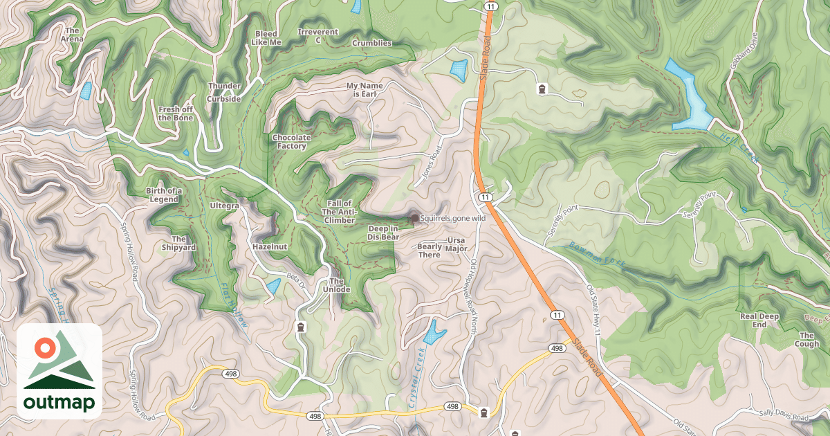 Map of Squirrels gone wild