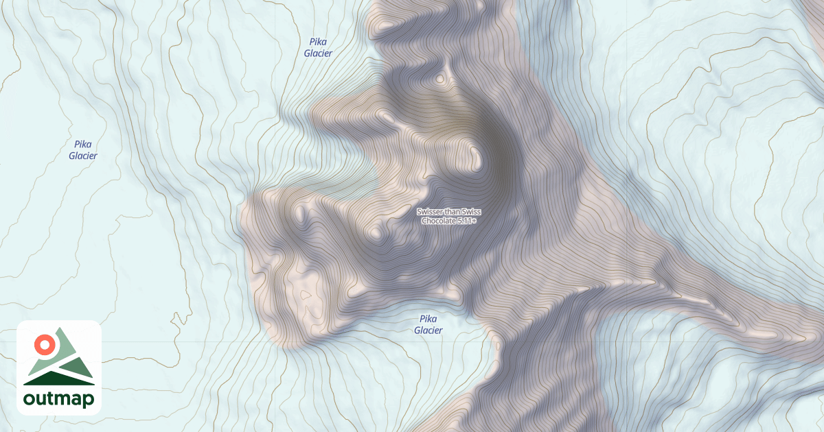 Map of Swisser than Swiss Chocolate