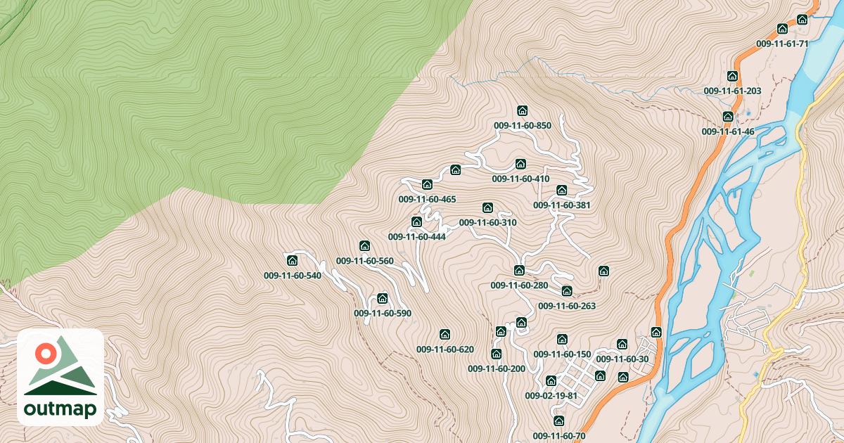 Map of 009-11-60-430
