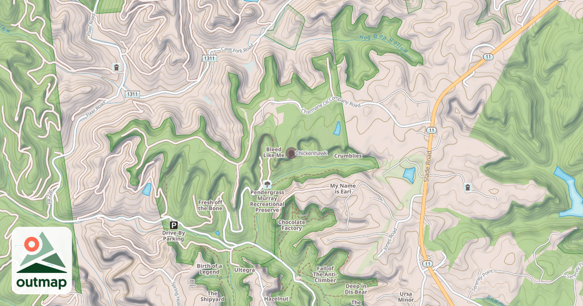 Map of Chickenhawk