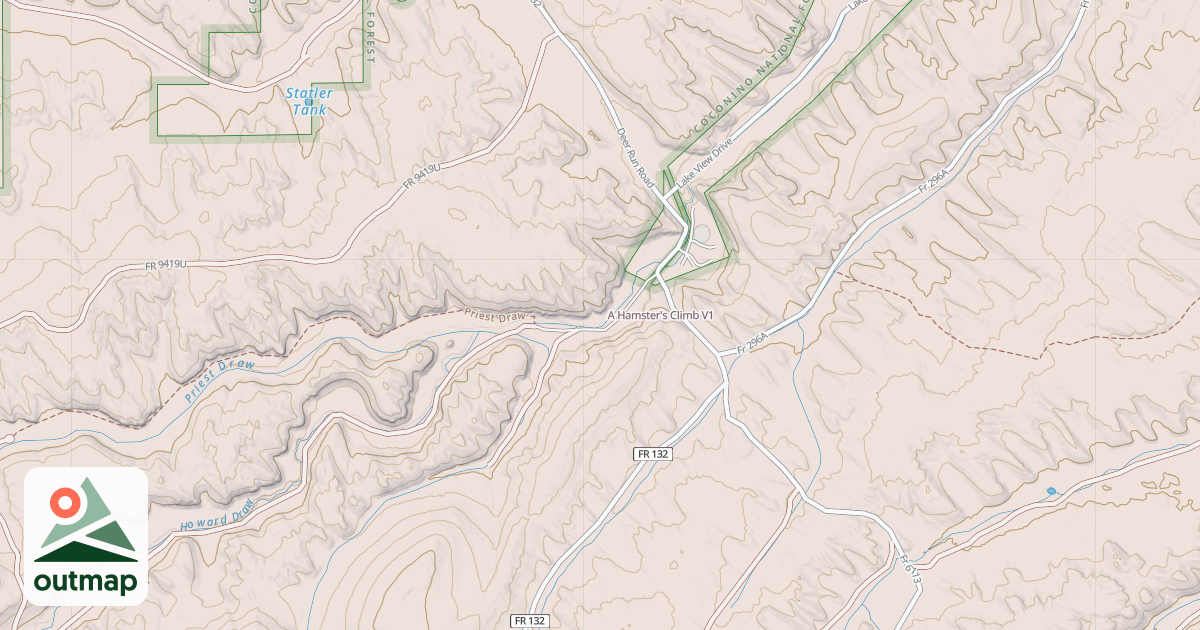 Map of A Hamster's Climb