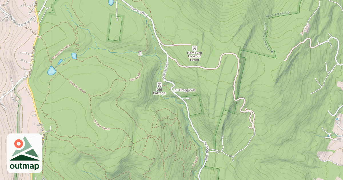 Map of RIP Gregg