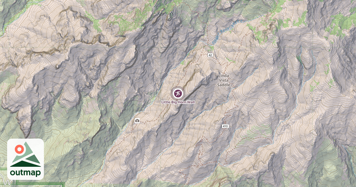 Map of Little Big Horn Wall