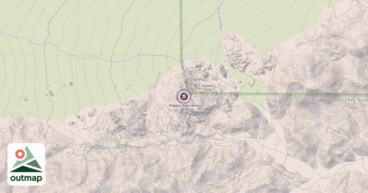 Map of Happy Hour Area