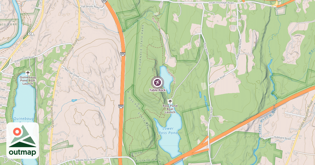 Map of Table Rock