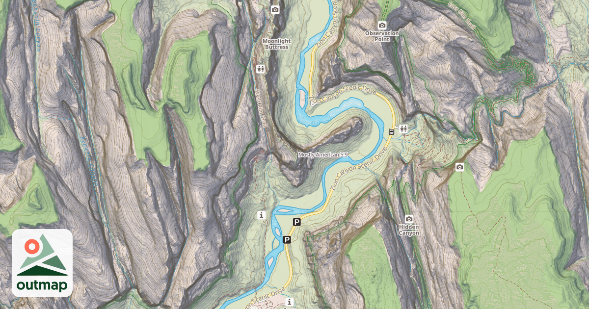 Map of Mostly American