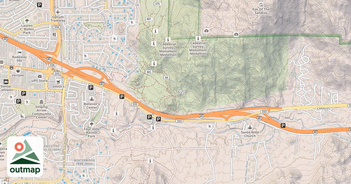Map of B