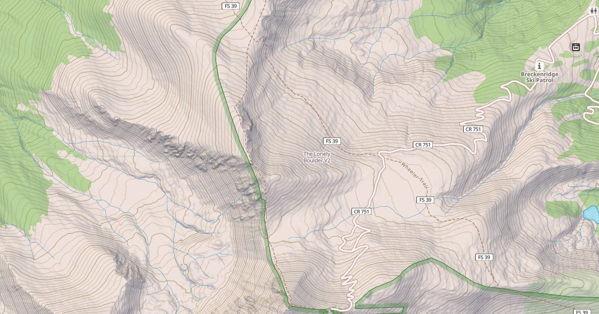 Map preview of The Lonely Boulder