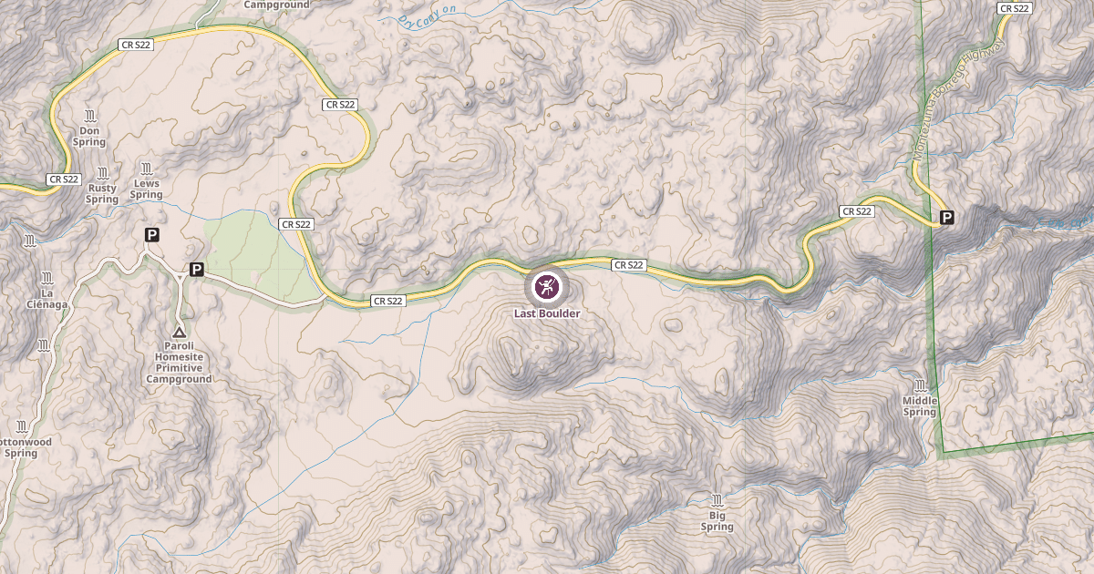 Map preview of Last Boulder