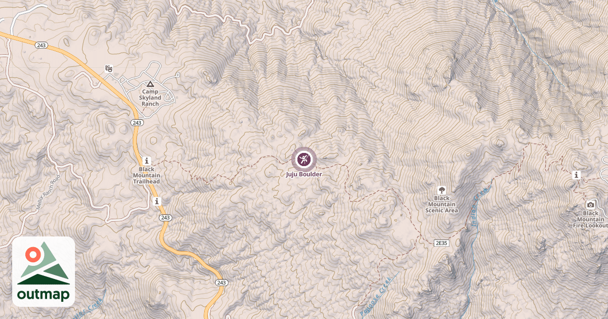 Map of Juju Boulder