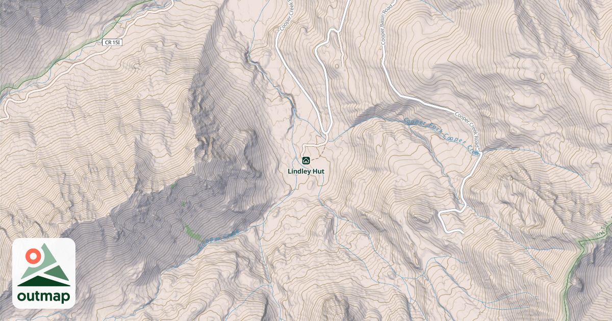 Map of Lindley Hut
